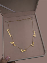Load image into Gallery viewer, Stainless Steel Multiple Name Necklace