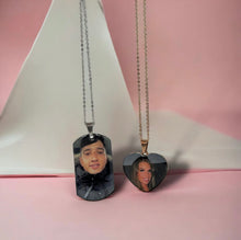 Load image into Gallery viewer, Personalized Photo Pendant Necklace