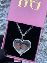 Load image into Gallery viewer, Cubic Zirconia Detailed Photo Pendant Necklace