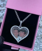Load image into Gallery viewer, Cubic Zirconia Detailed Photo Pendant Necklace