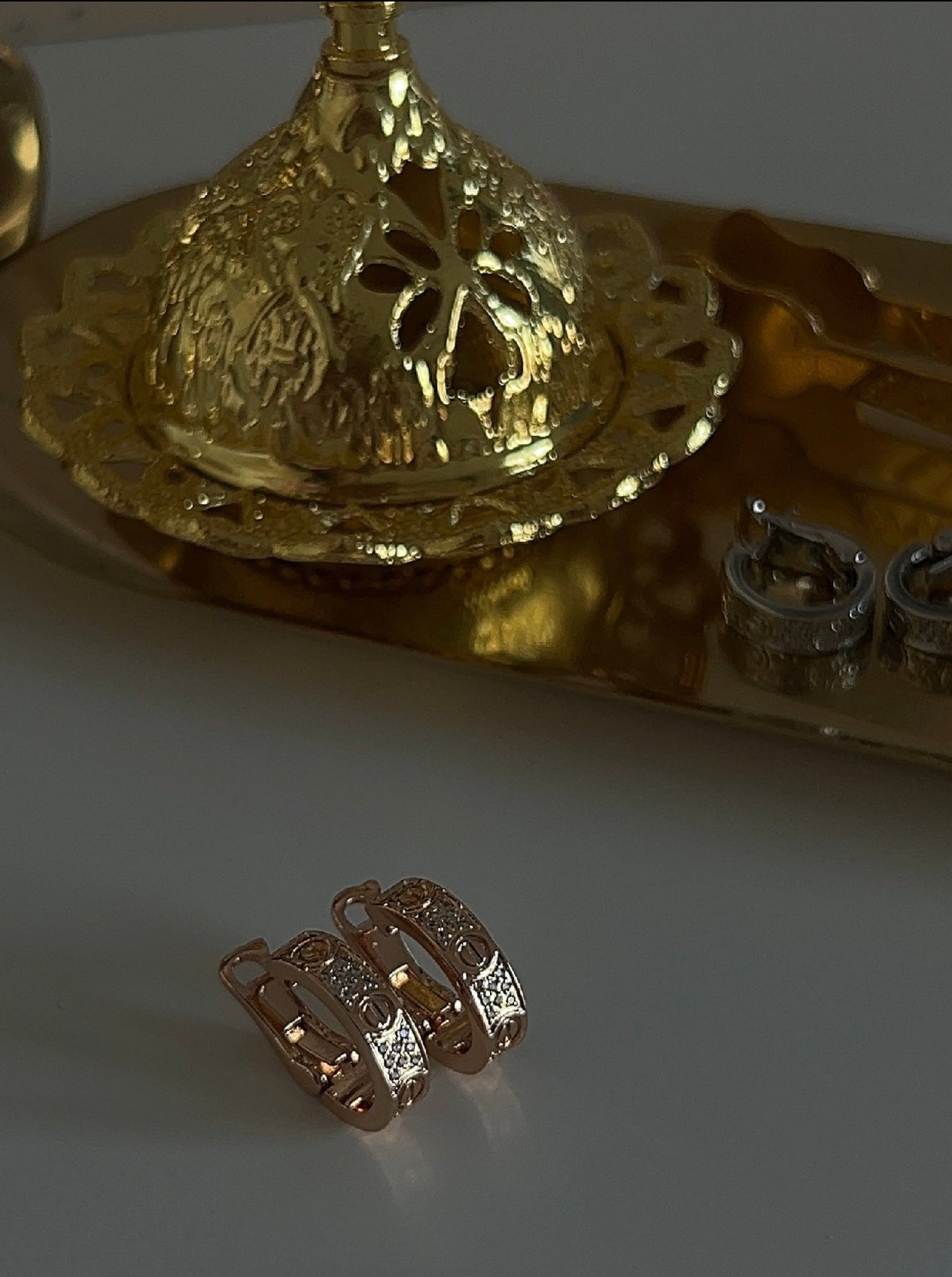 Love-Inspired Cubic Zirconia Hoops