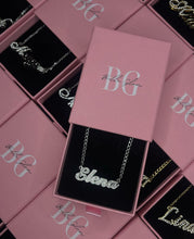 Load image into Gallery viewer, Cubic Zirconia Detailed Name Necklace