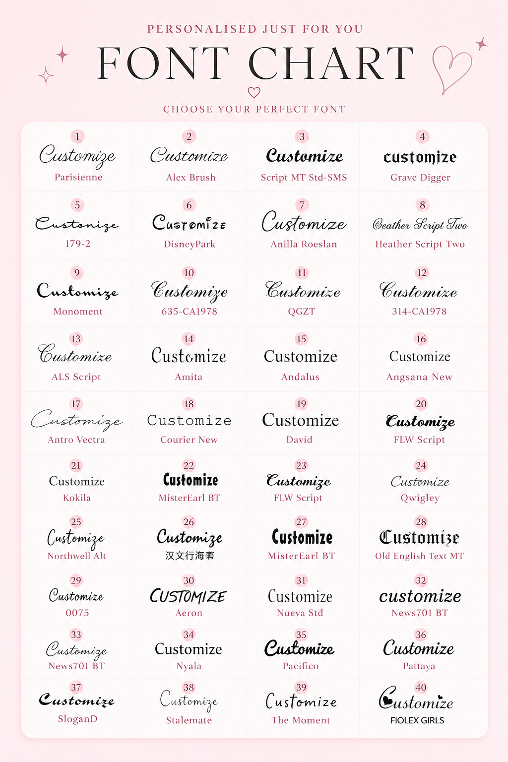 Personalized Pearl Name Necklace