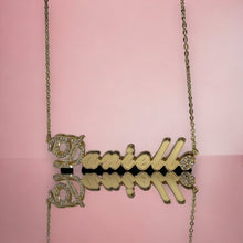 Load image into Gallery viewer, Cubic Zirconia Detailed Name Necklace
