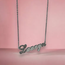 Load image into Gallery viewer, Cubic Zirconia Detailed Name Necklace