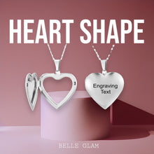 Load image into Gallery viewer, Stainless Steel Personalized Photo Locket Necklace