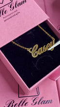 Load and play video in Gallery viewer, Stainless Steel Name Necklace
