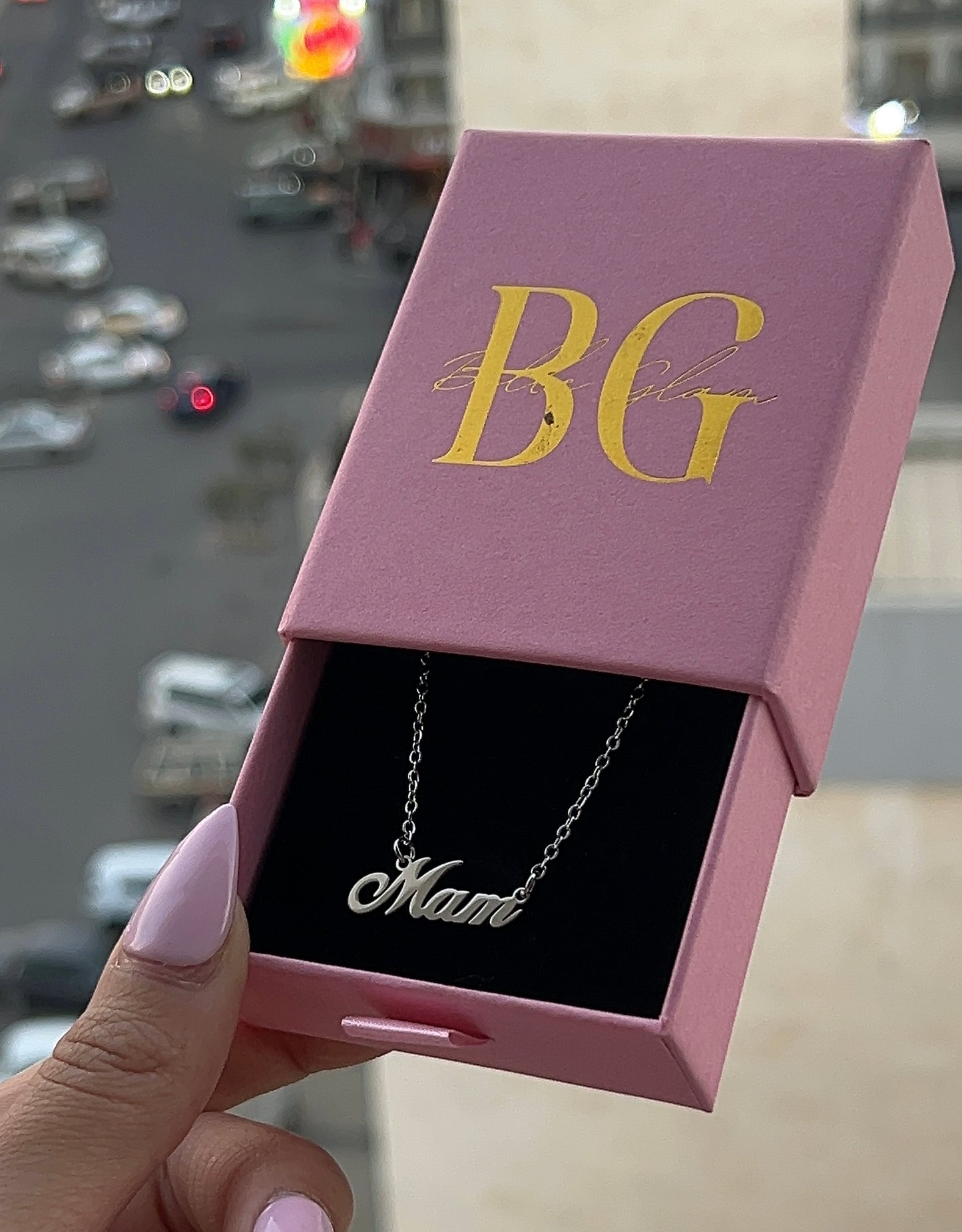 Custom “Mam / Mammy” Stainless Steel Name Necklace