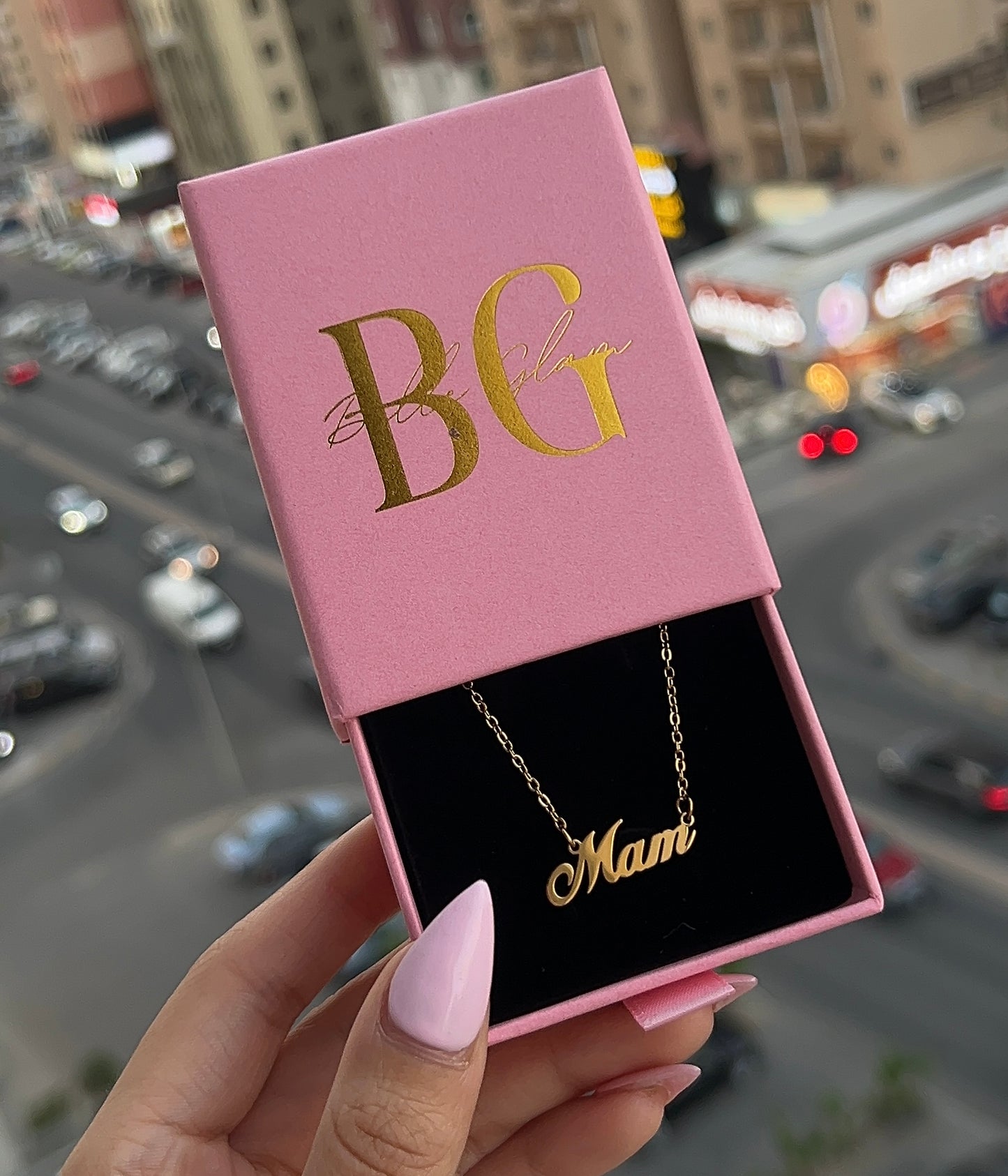 Custom “Mam / Mammy” Stainless Steel Name Necklace