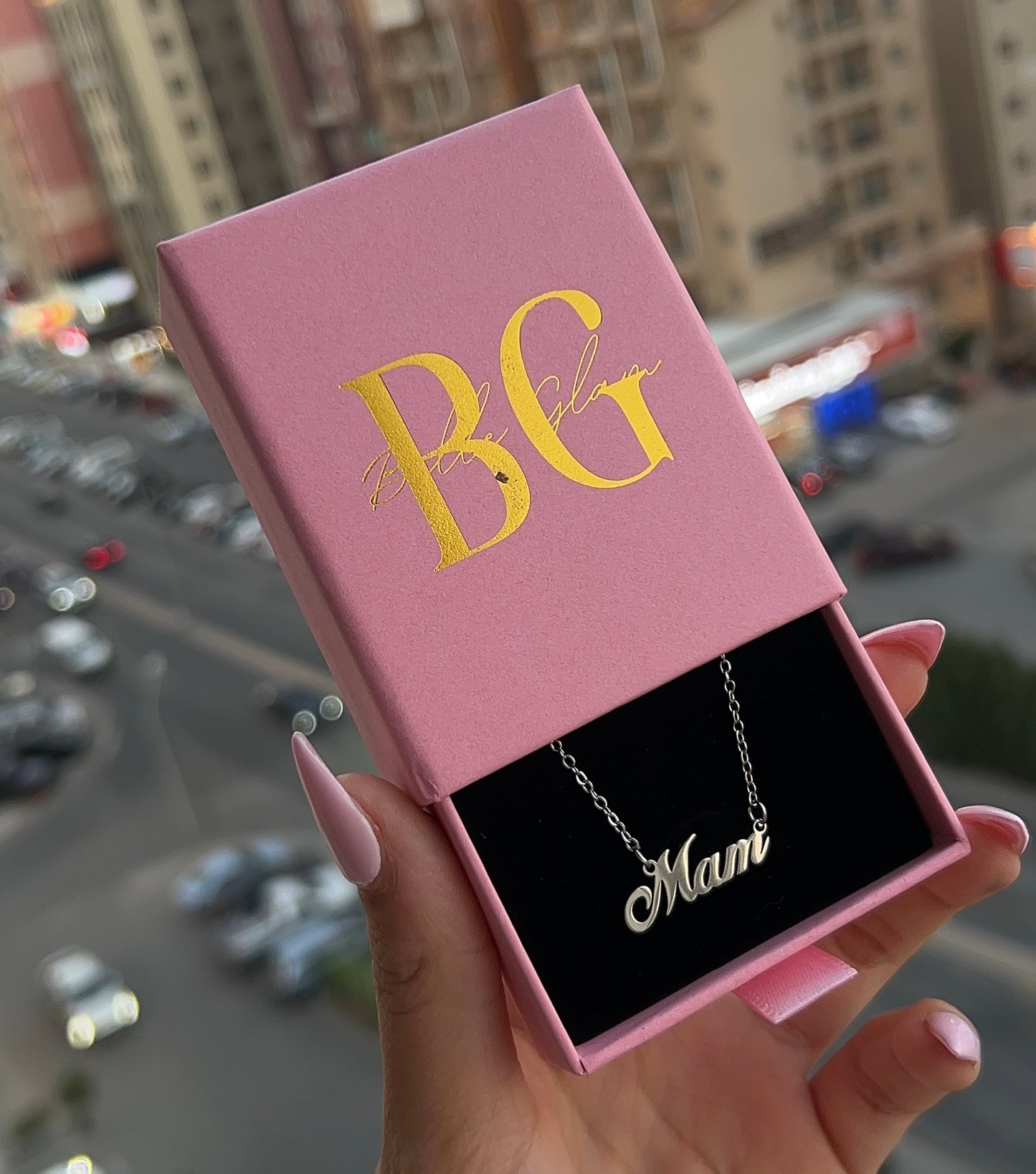 Custom “Mam / Mammy” Stainless Steel Name Necklace