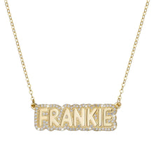 Load image into Gallery viewer, Bubble Crystal Personalised Name Necklace
