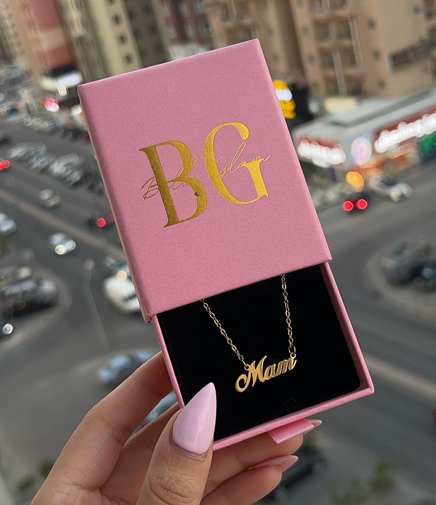 Custom “Mam / Mammy” Stainless Steel Name Necklace