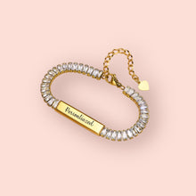 Load image into Gallery viewer, Personalised Name Tennis Bracelet
