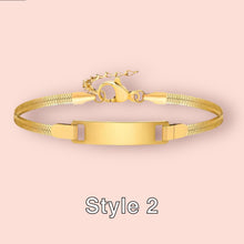 Load image into Gallery viewer, Customised Luxury Baby Bracelets
