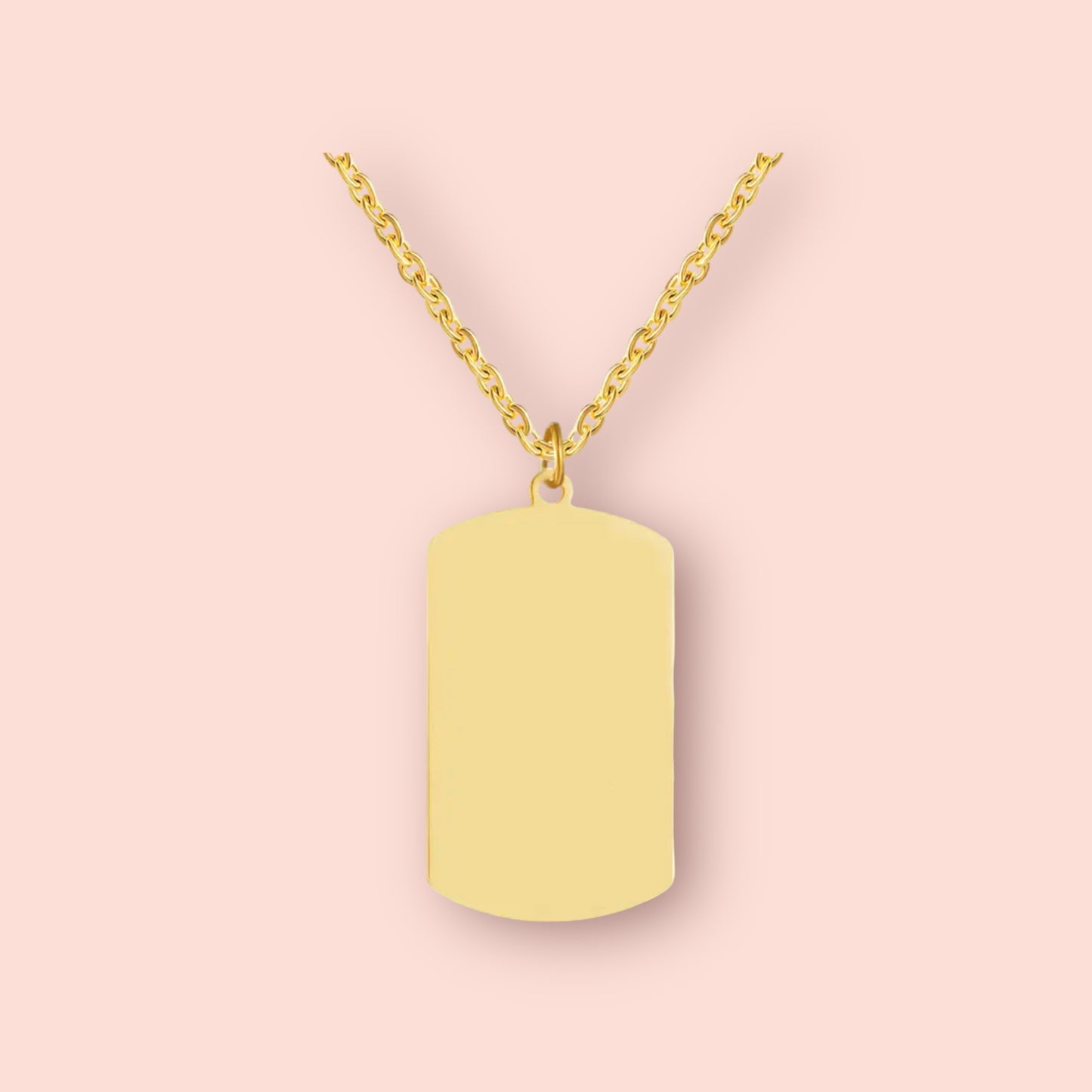 Detailed Outline Photo Pendant Necklace