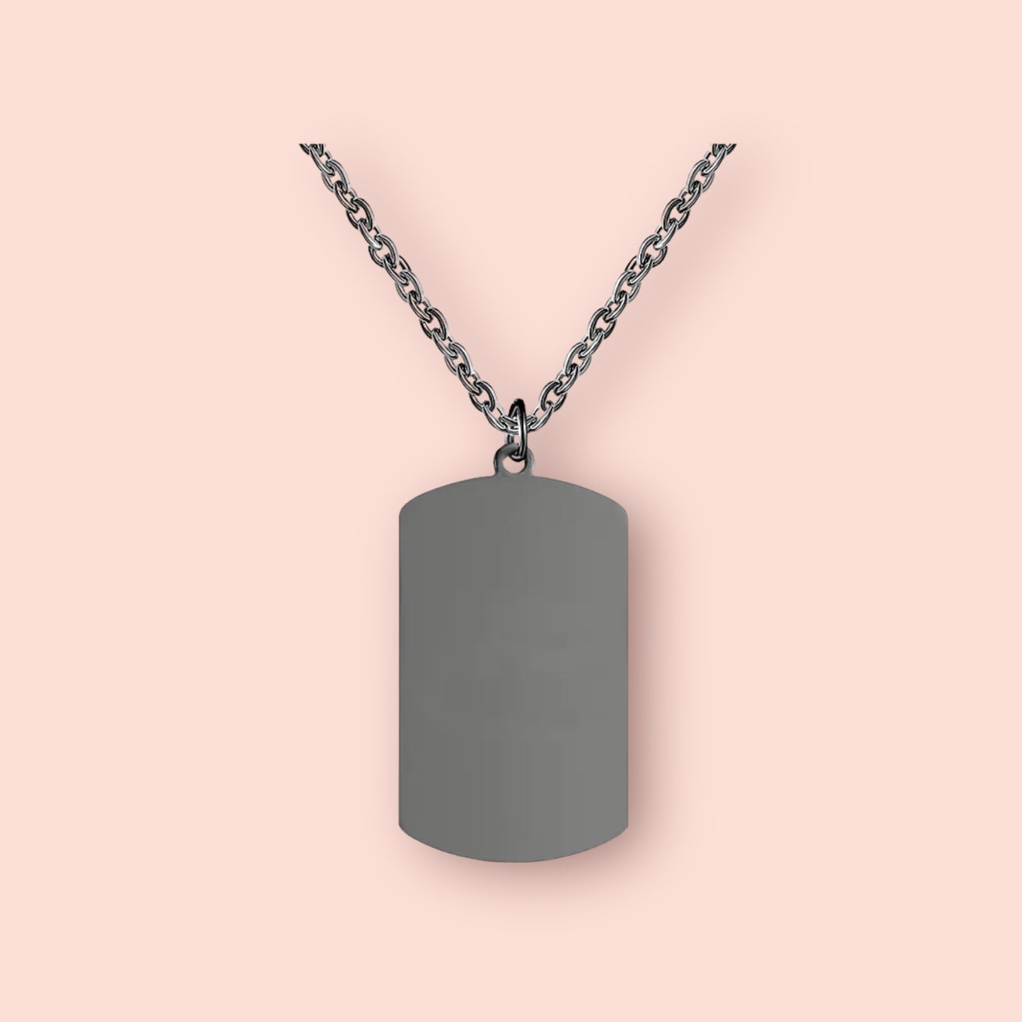 Detailed Outline Photo Pendant Necklace