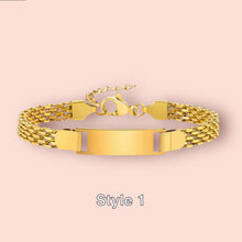 Load image into Gallery viewer, Customised Luxury Baby Bracelets
