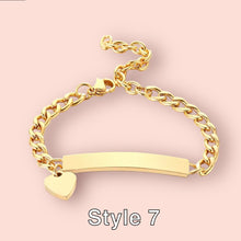 Load image into Gallery viewer, Customised Luxury Baby Bracelets
