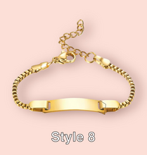 Load image into Gallery viewer, Customised Luxury Baby Bracelets
