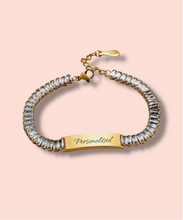 Load image into Gallery viewer, Personalised Name Tennis Bracelet
