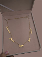 Load image into Gallery viewer, Stainless Steel Multiple Name Necklace
