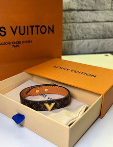 LV leather bracelet