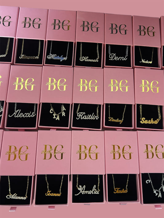 Luxury Custom Name Necklaces – Exclusive Limited Stock Sale