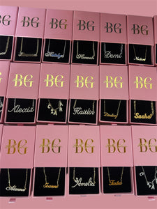 Luxury Custom Name Necklaces – Exclusive Limited Stock Sale