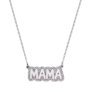 Bubble Crystal Personalised Name Necklace