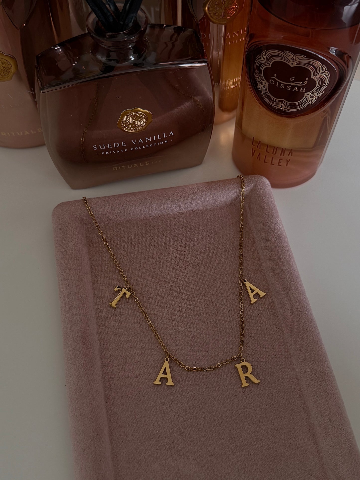 Stainless Steel Dangling Name Necklace