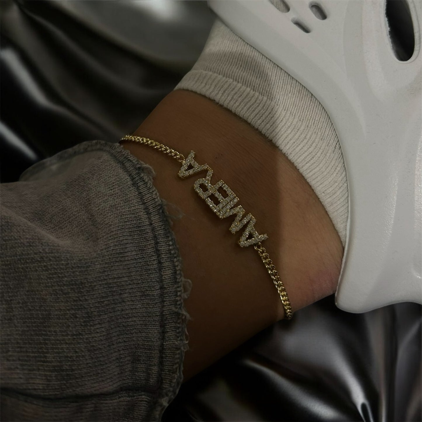 Custom Made Crystal Anklet