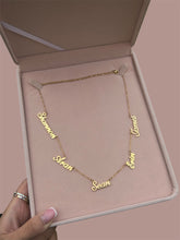 Load image into Gallery viewer, Stainless Steel Multiple Name Necklace
