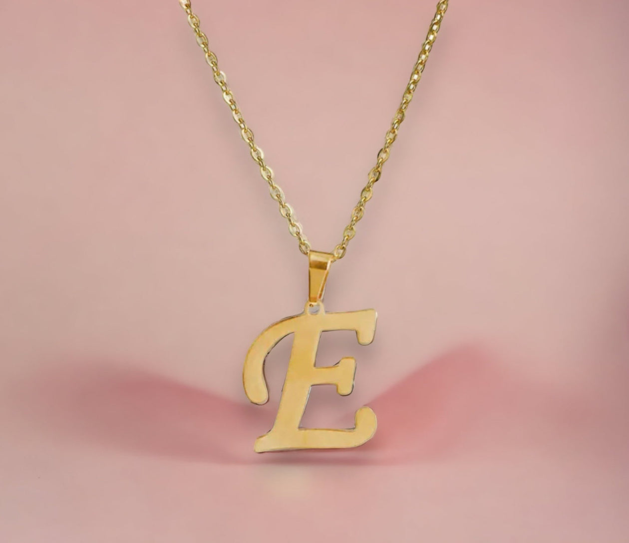 Stainless Steel Inital Necklace