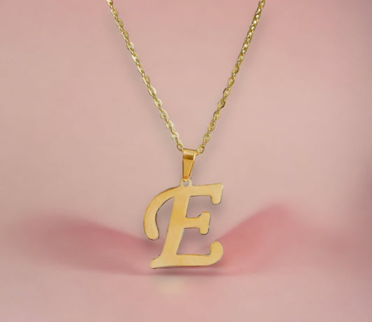 Stainless Steel Inital Necklace