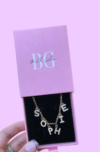 Dangling Name Necklace