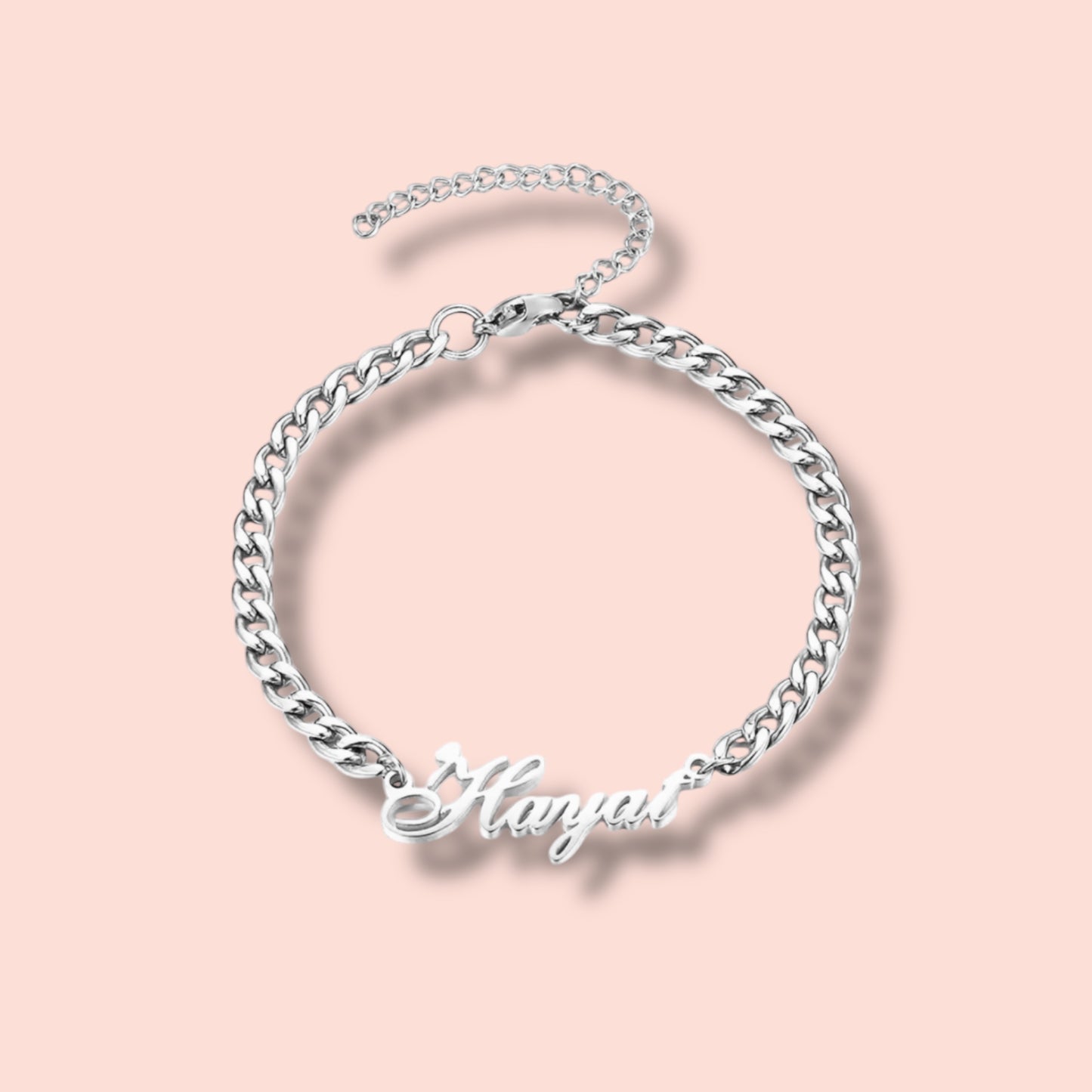 Personalised Cuban Chain Name Bracelet