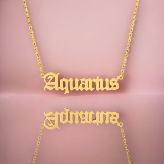 Zodiac Star Sign Necklace