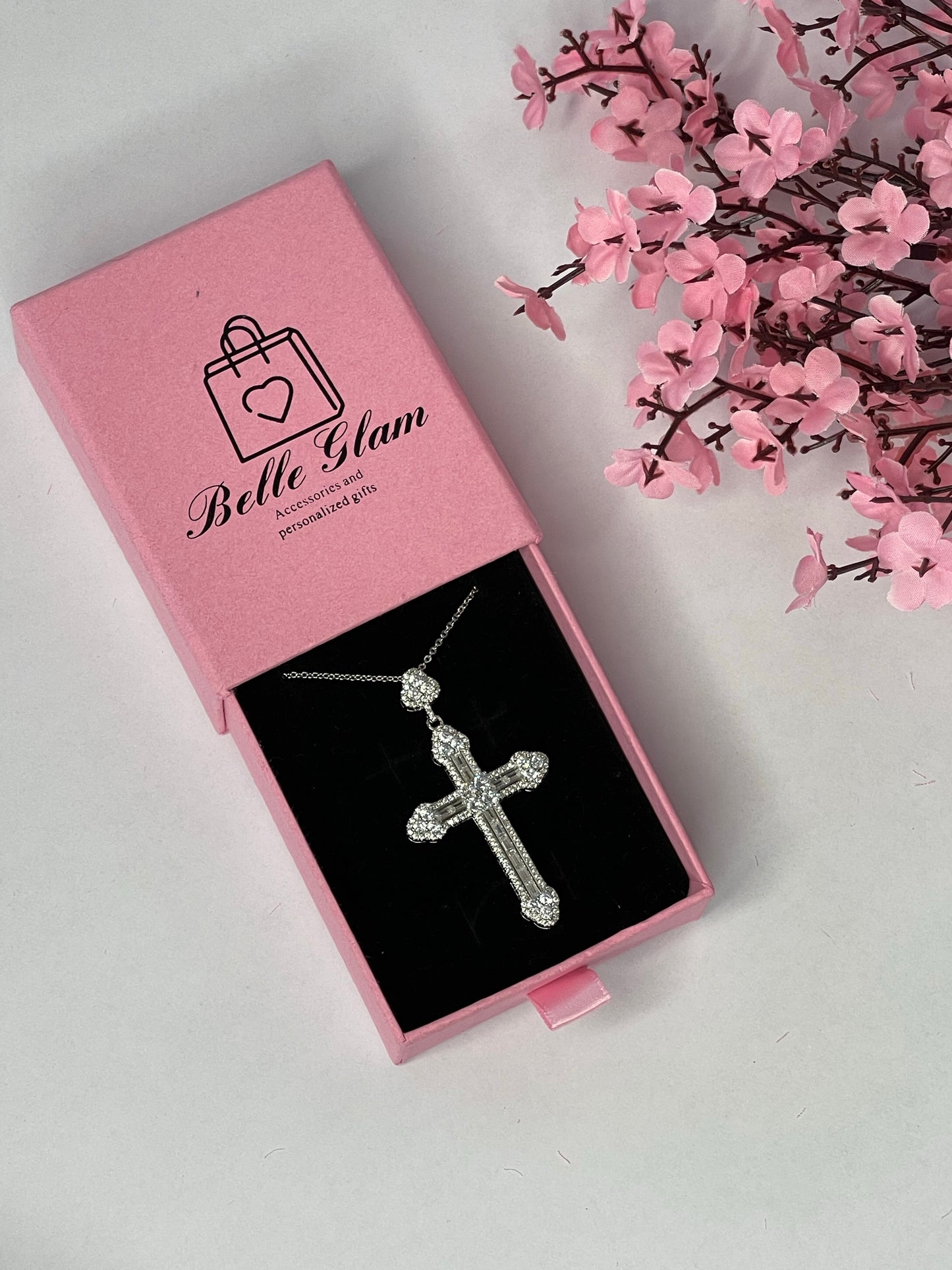 Zirconia Cross Necklace