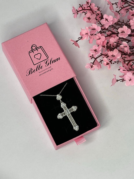 Zirconia Cross Necklace