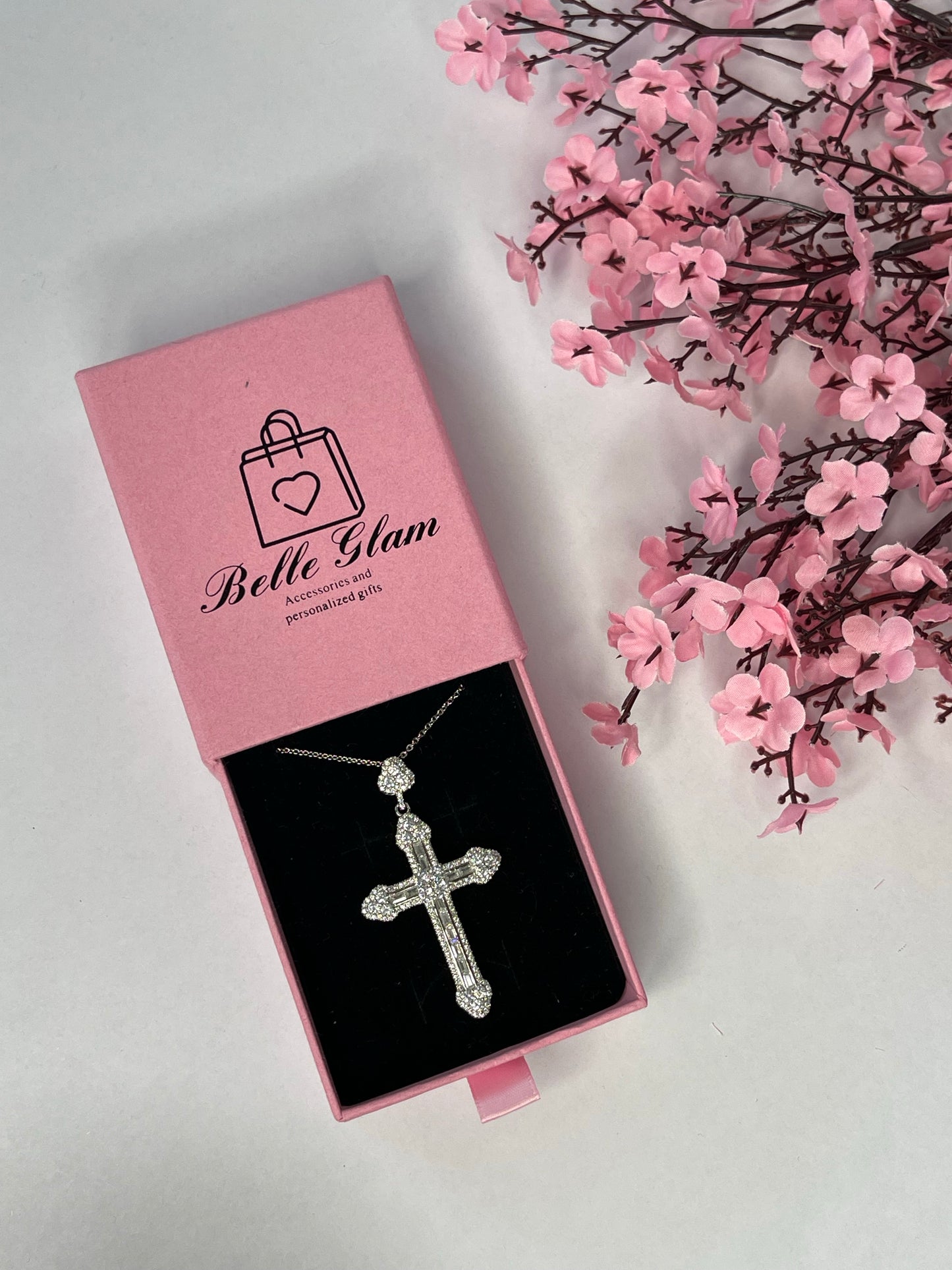 Zirconia Cross Necklace