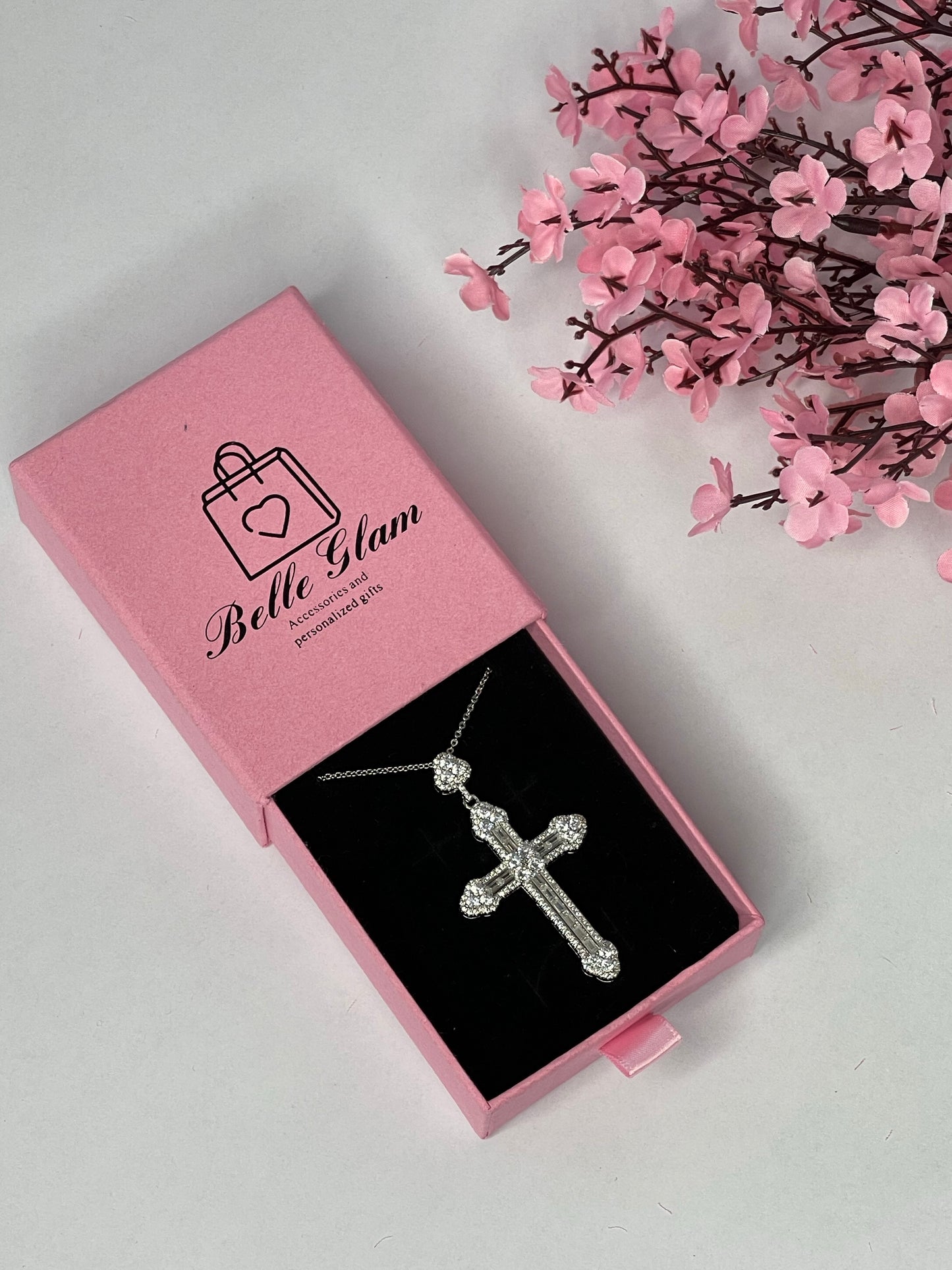 Zirconia Cross Necklace